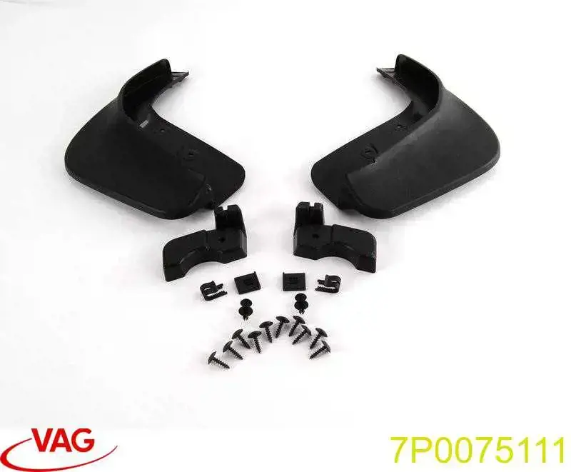 Protetores de lama dianteiros, kit Volkswagen Touareg II 7P5, 7P6