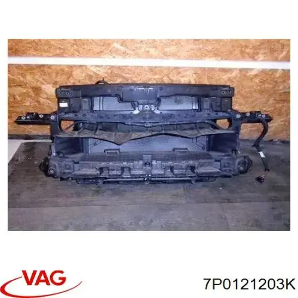 Difusor do radiador de esfriamento, montado com motor e roda de aletas VAG 7P0121203K preço, a partir de 307,46 USD