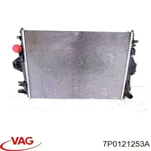7P0121253A VAG Radiador de esfriamento de motor