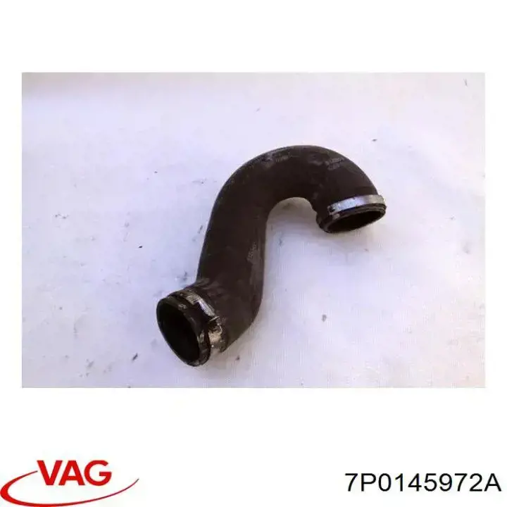 7P0145972A VAG Cano derivado de ar, da válvula de borboleta