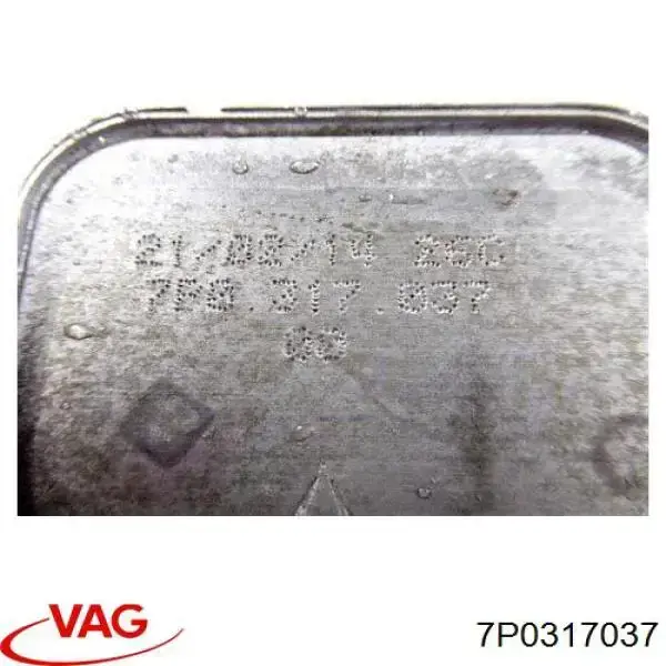 7P0317037 VAG Radiador de esfriamento, Caixa Automática de Mudança