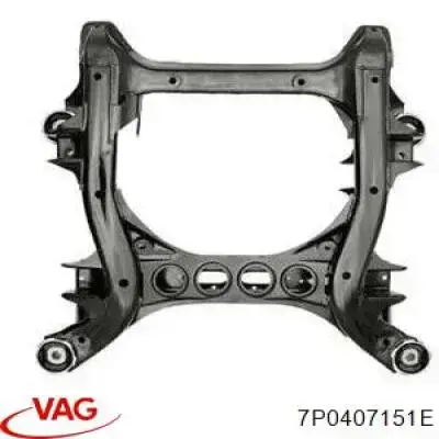 Compre 7P0407151E VAG Braço oscilante inferior esquerdo de suspensão dianteira