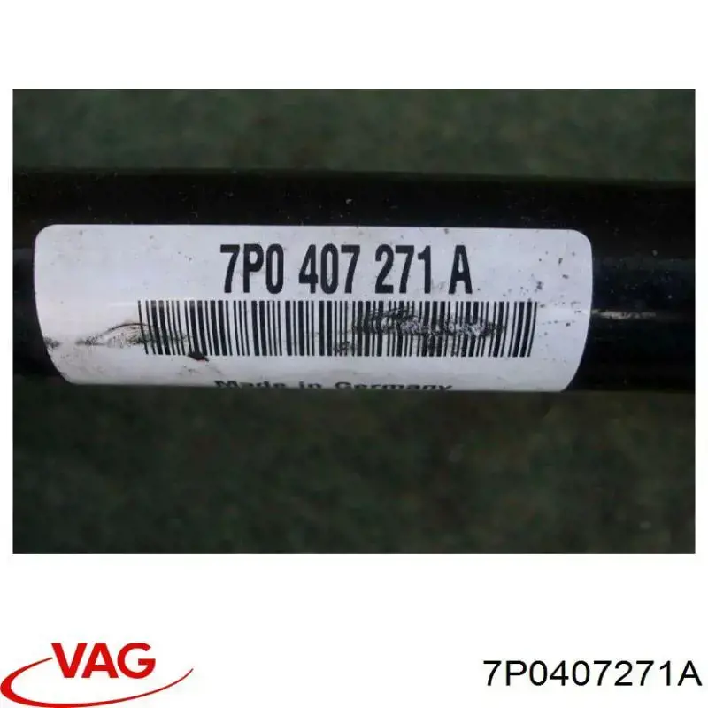 Semieixo (acionador) dianteiro VAG 7P0407271A preço, a partir de 134,50 USD