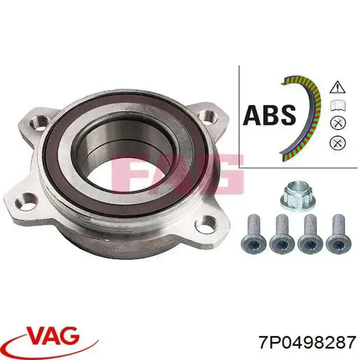 Compre 7P0498287 VAG Rolamento de cubo dianteiro/traseiro