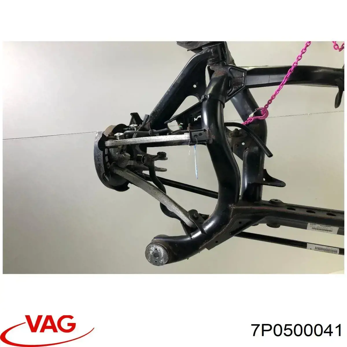 Compre 7P0500041 VAG Viga de suspensão traseira (plataforma veicular)