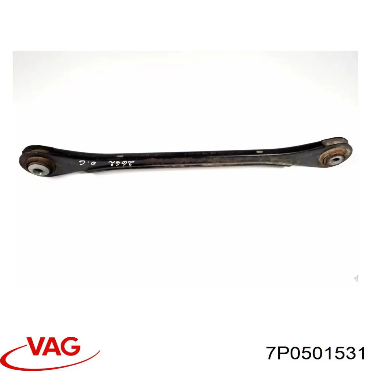 7P0501531 VAG Barra transversal de suspensão traseira