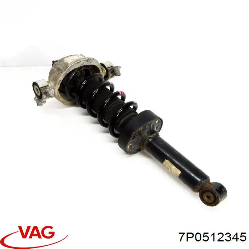7P0512301D VAG Suporte de amortecedor traseiro esquerdo