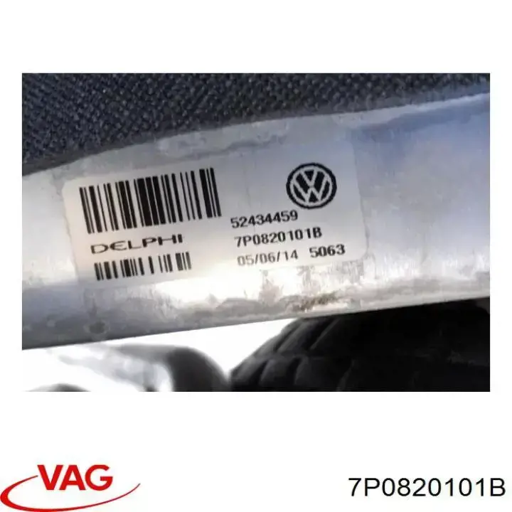 7P0820101B VAG Vaporizador de aparelho de ar condicionado