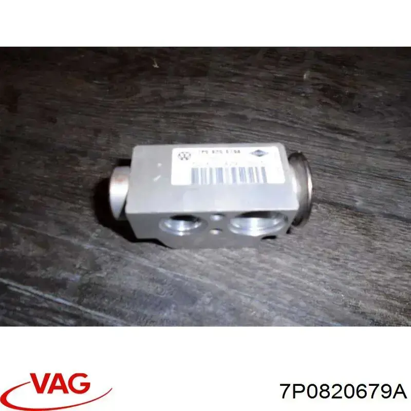 7P0820679A VAG Válvula TRV de aparelho de ar condicionado