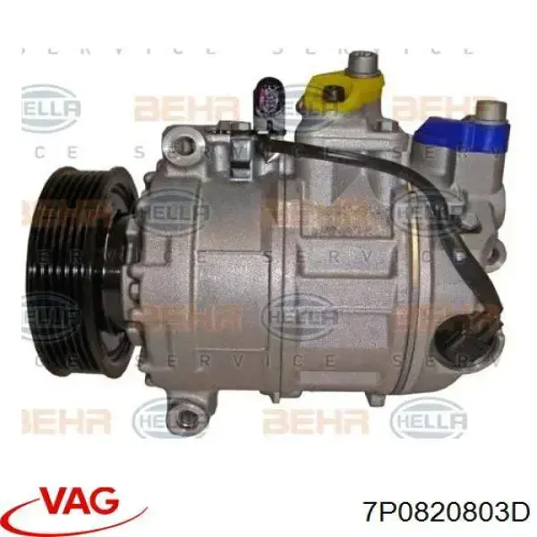 Compre 7P0820803D VAG Compressor de aparelho de ar condicionado