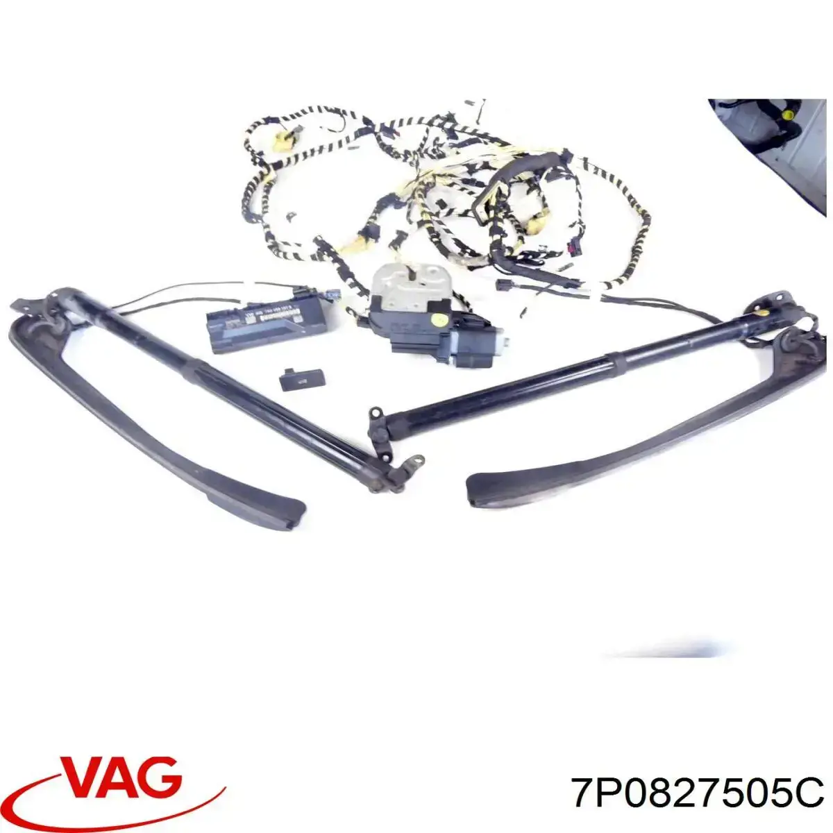 7P0827505C VAG Fecho de tampa de porta-malas (de 3ª/5ª porta traseira)