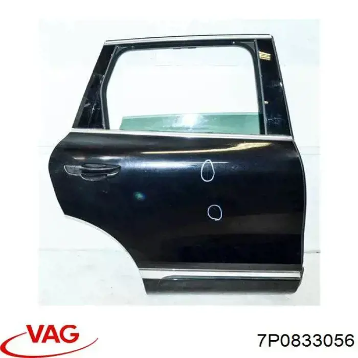 Compre 95853301201GRV Porsche Porta traseira direita