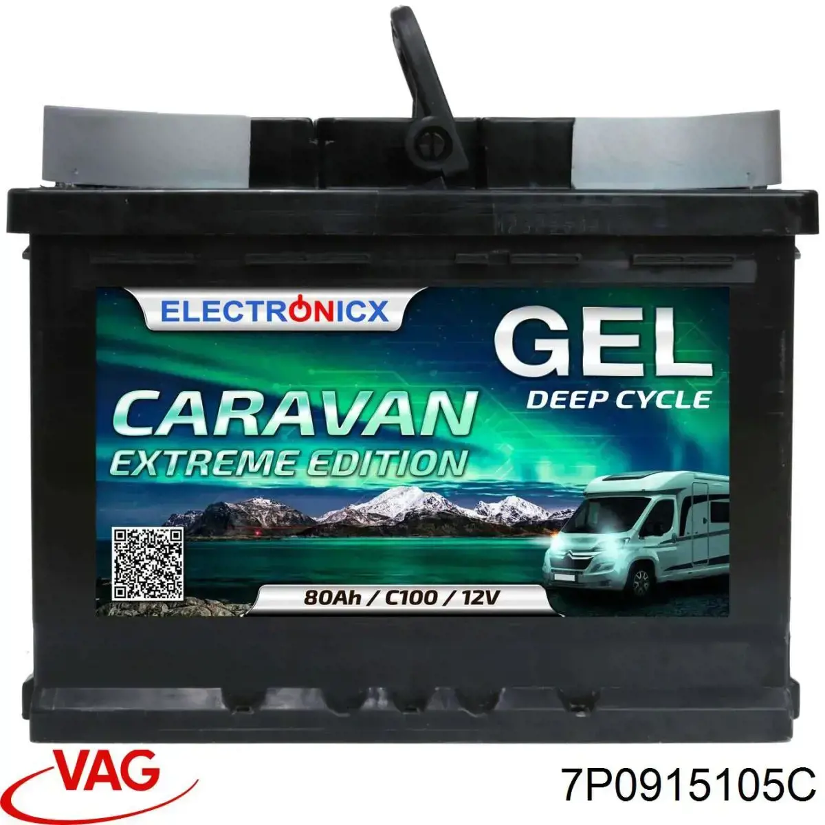 7P0915105C VAG Bateria recarregável (PILHA)