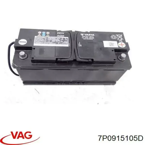 Compre 7P0915105D VAG Bateria recarregável (PILHA)