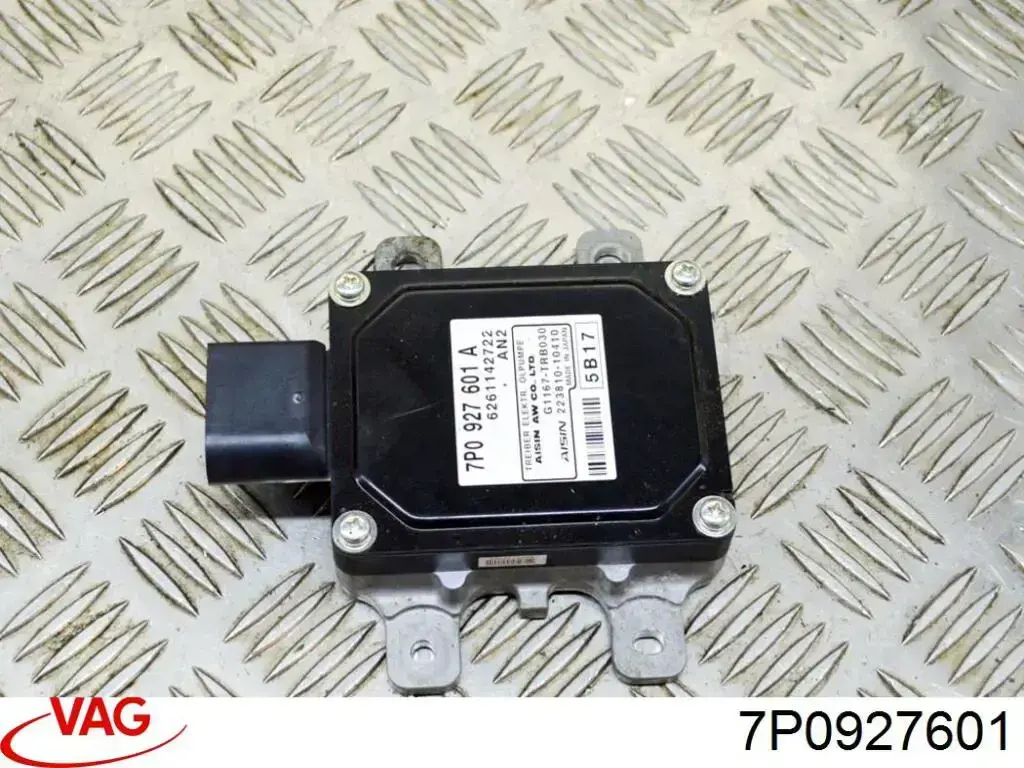 7P0927601 VAG Módulo de direção (Centralina eletrônica) da Caixa Automática de Mudança eletrônica
