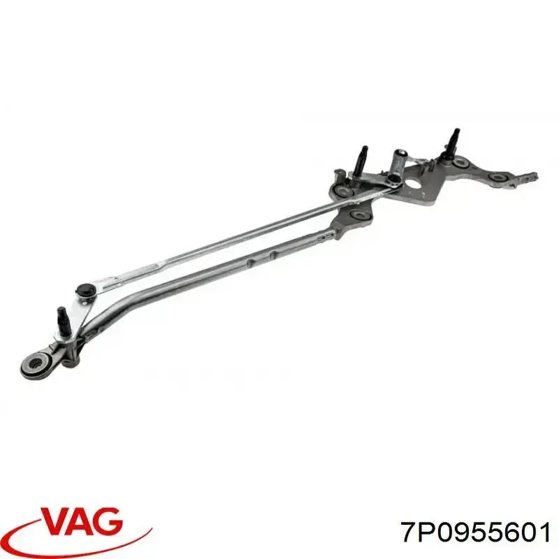 7P0955601 VAG Trapézio de limpador pára-brisas