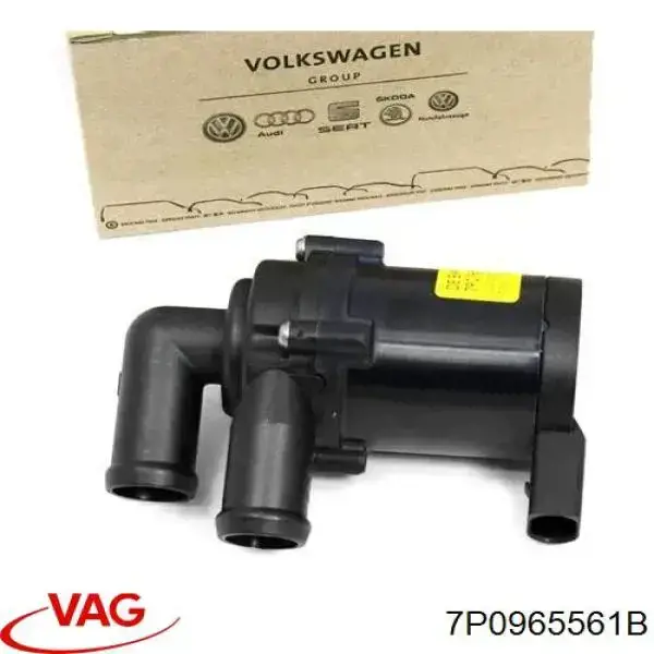 Bomba de água (bomba) de esfriamento, adicional elétrica VAG 7P0965561B preço, a partir de 72,36 USD
