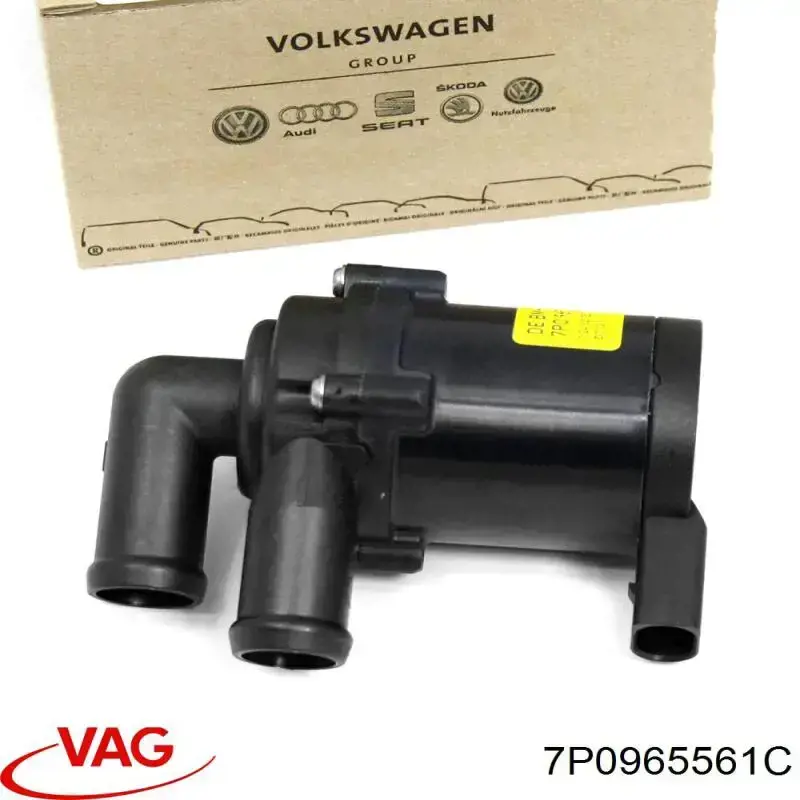 7P0965561C VAG Bomba de água (bomba) de esfriamento, adicional elétrica