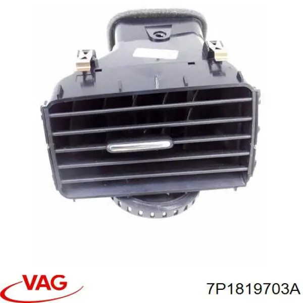 7P1819703UBN VAG Grelha esquerda de ventilação de salão no "painel de instrumentos"