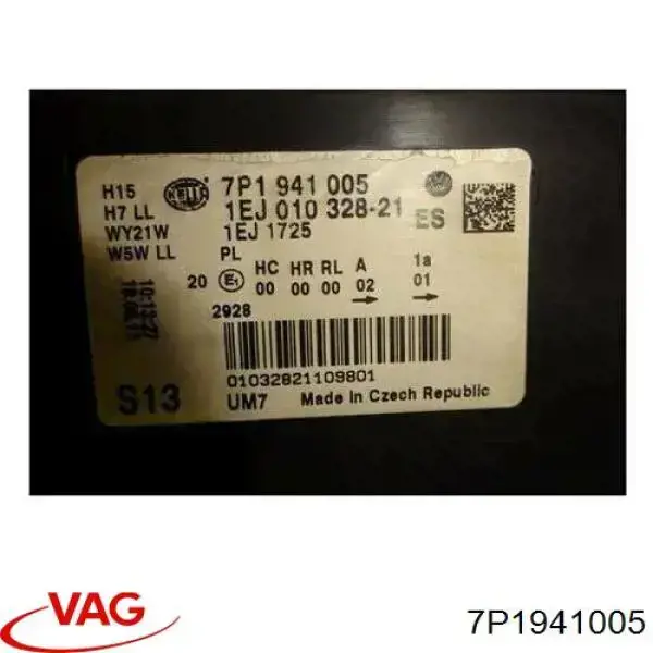 Compre 7P1941005 VAG Luz esquerda