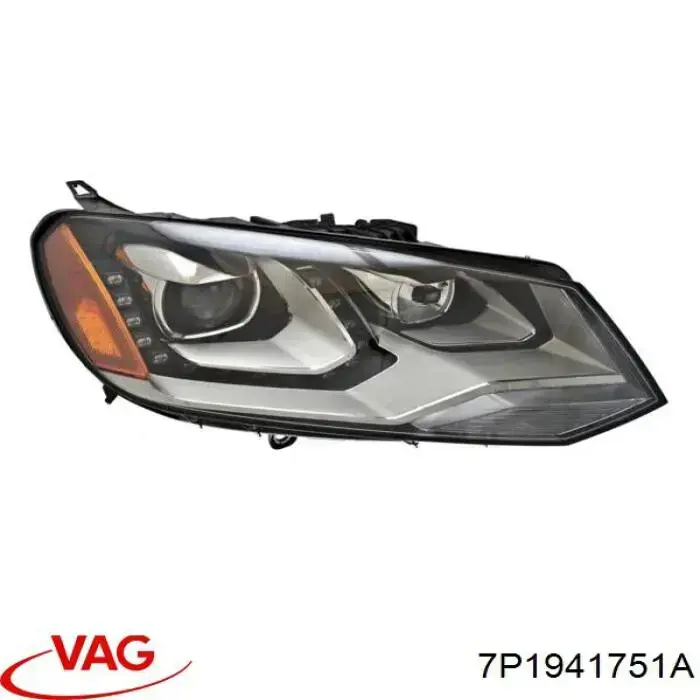 Luz esquerda VAG 7P1941751A preço, a partir de 3752,11 USD