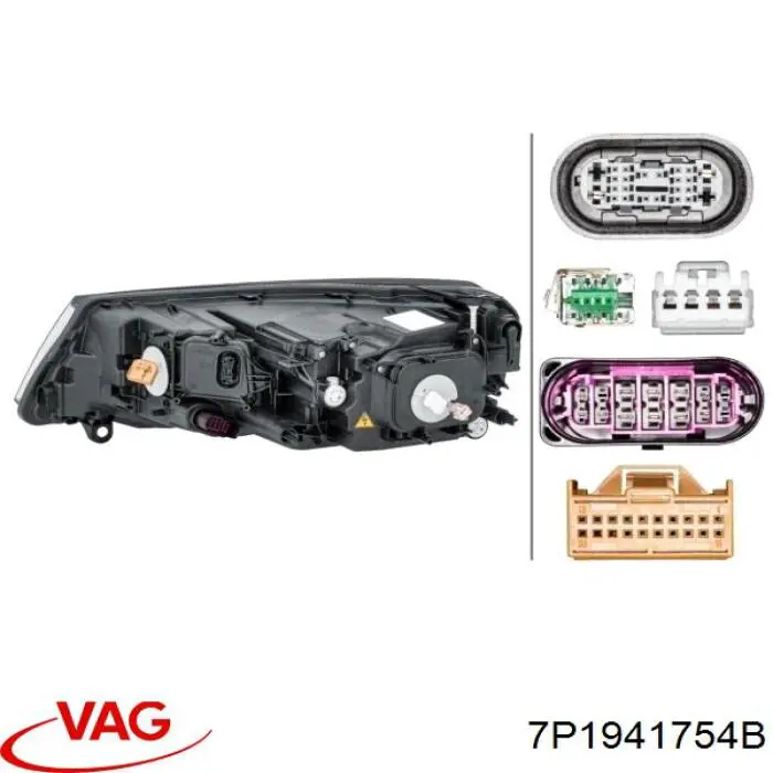 7P1941754B VAG Luz direita