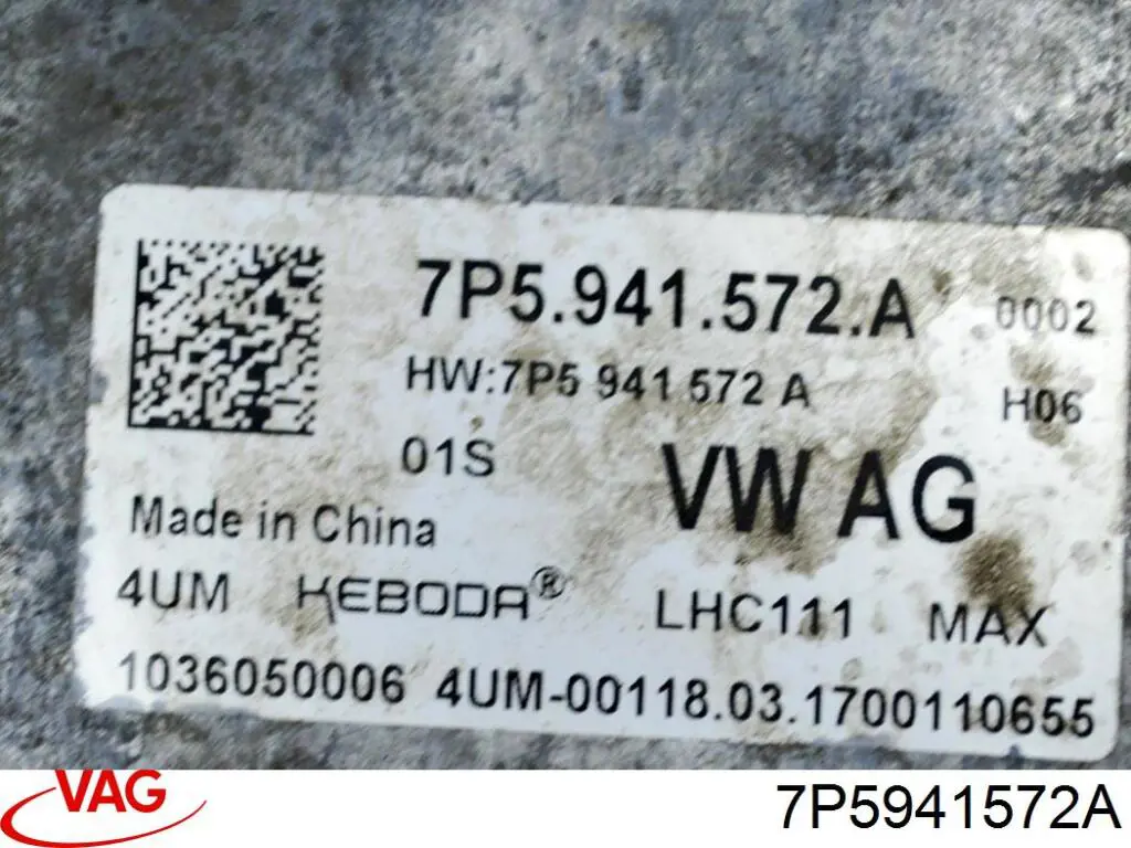 Compre 7P5941572A VAG Unidade de encendido (xénon)