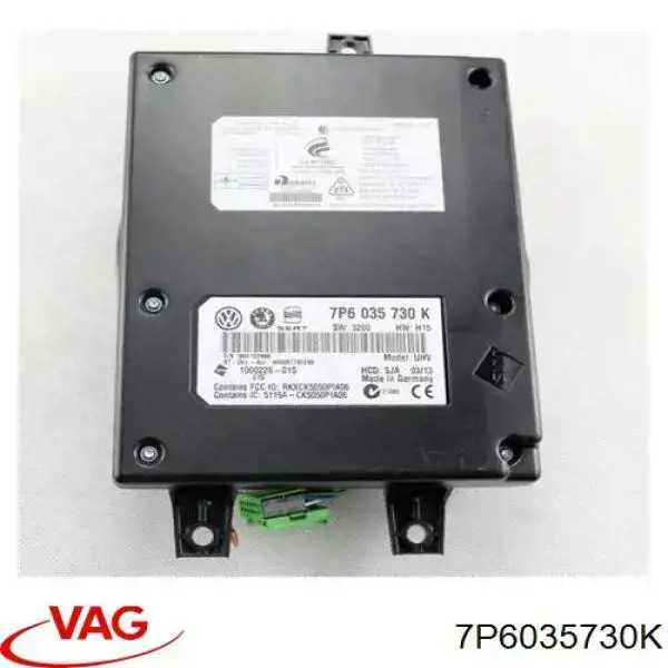 7P6035730K VAG Unidade de controlo Bluetooth