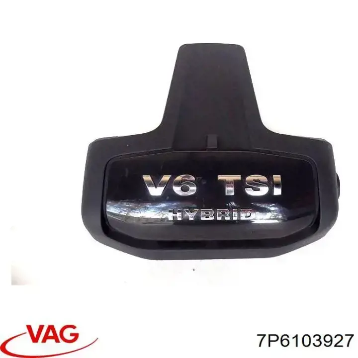 7P6103927 VAG Tampa de motor decorativa