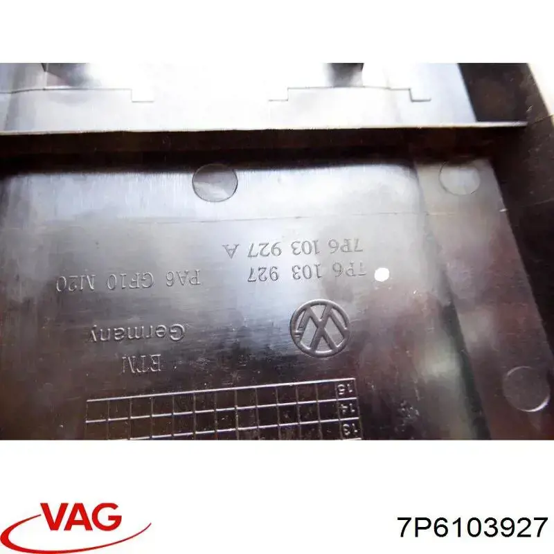 Tampa de motor decorativa VAG 7P6103927 preço, a partir de 239,37 USD