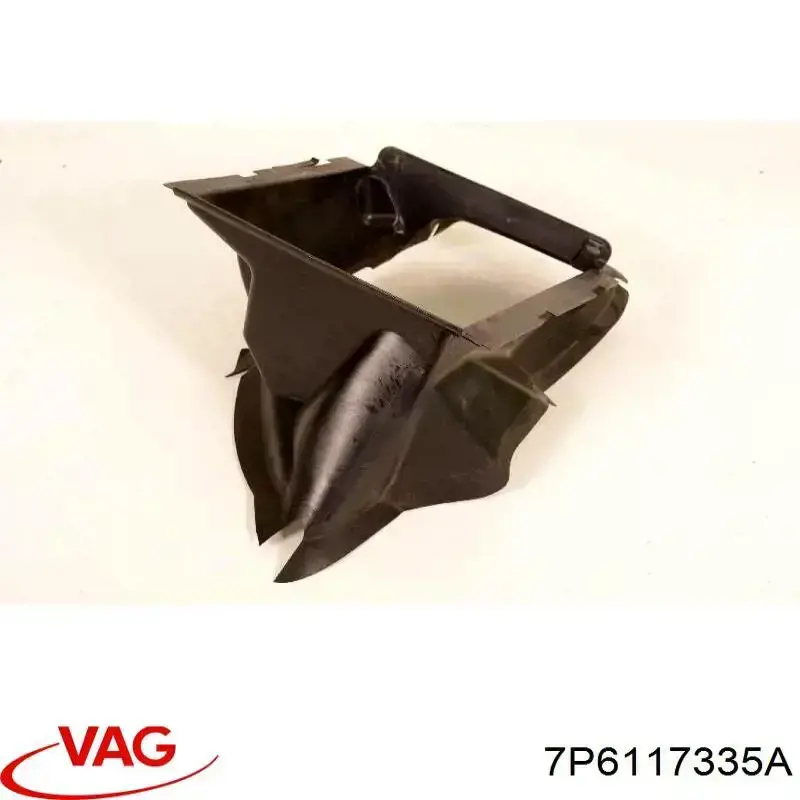 Conduto de ar (defletor) direito do radiador de intercooler VAG 7P6117335A preço, a partir de 75,42 USD