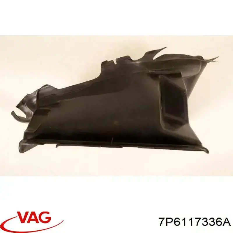 Compre 7P6117336A VAG Conduto de ar (defletor) direito do radiador de intercooler