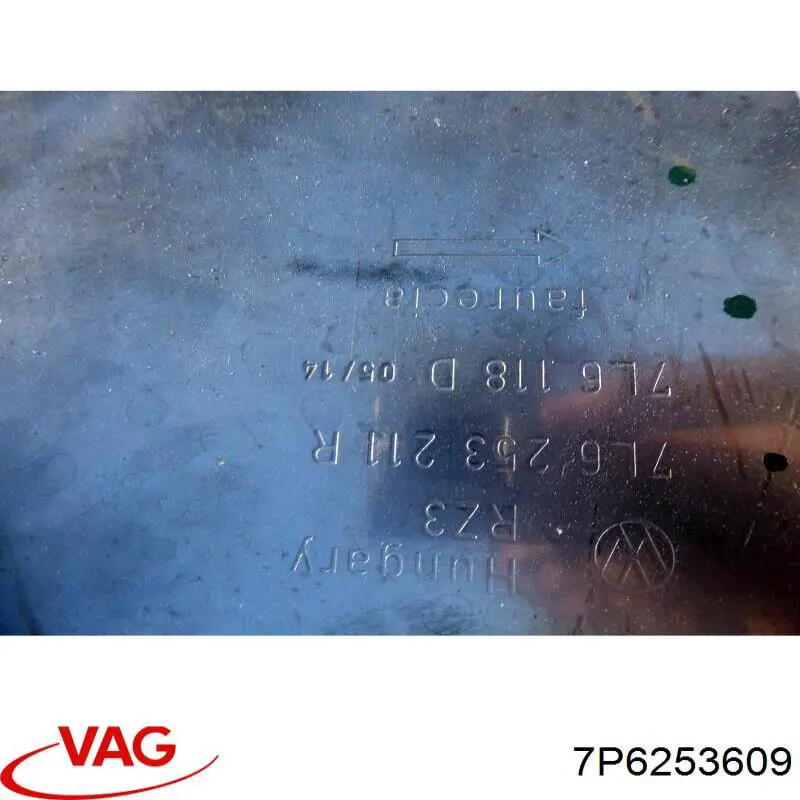Compre 7P6253609 VAG Silenciador, parte traseira