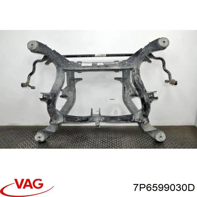7P6599030D VAG Viga de suspensão traseira (plataforma veicular)