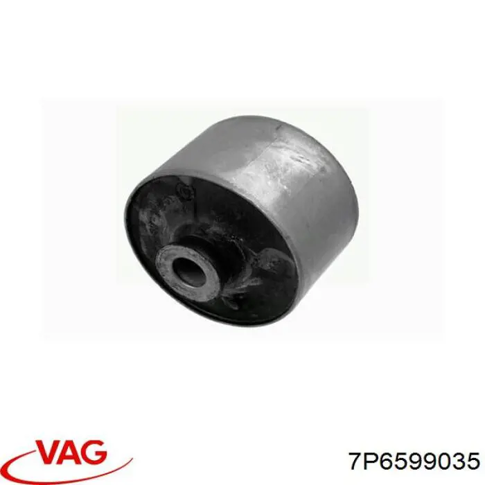 7P6599035 VAG Bloco silencioso de viga traseira (de plataforma veicular)
