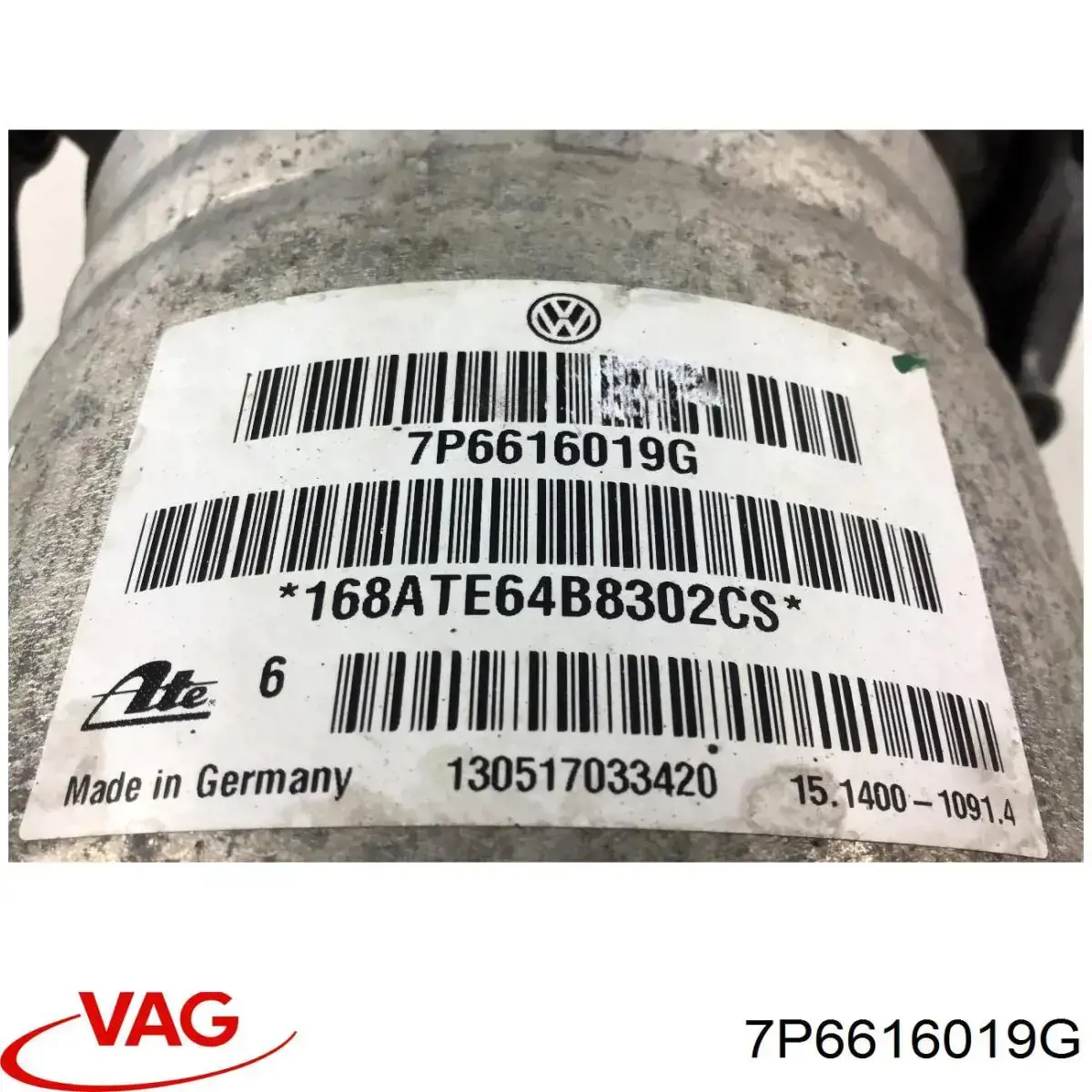 Compre 7P6616019G VAG Amortecedor traseiro esquerdo