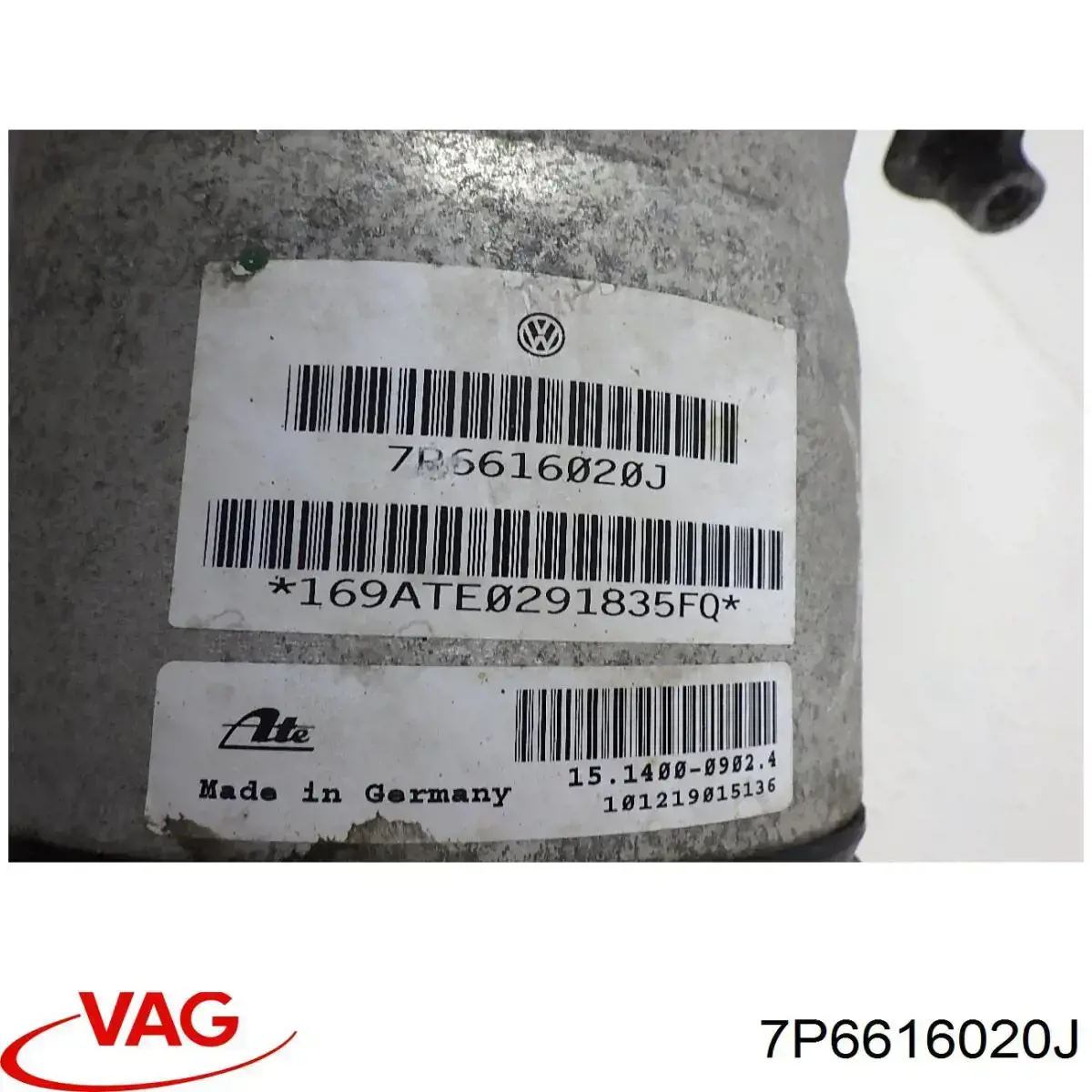 7P6616020J VAG Amortecedor traseiro direito