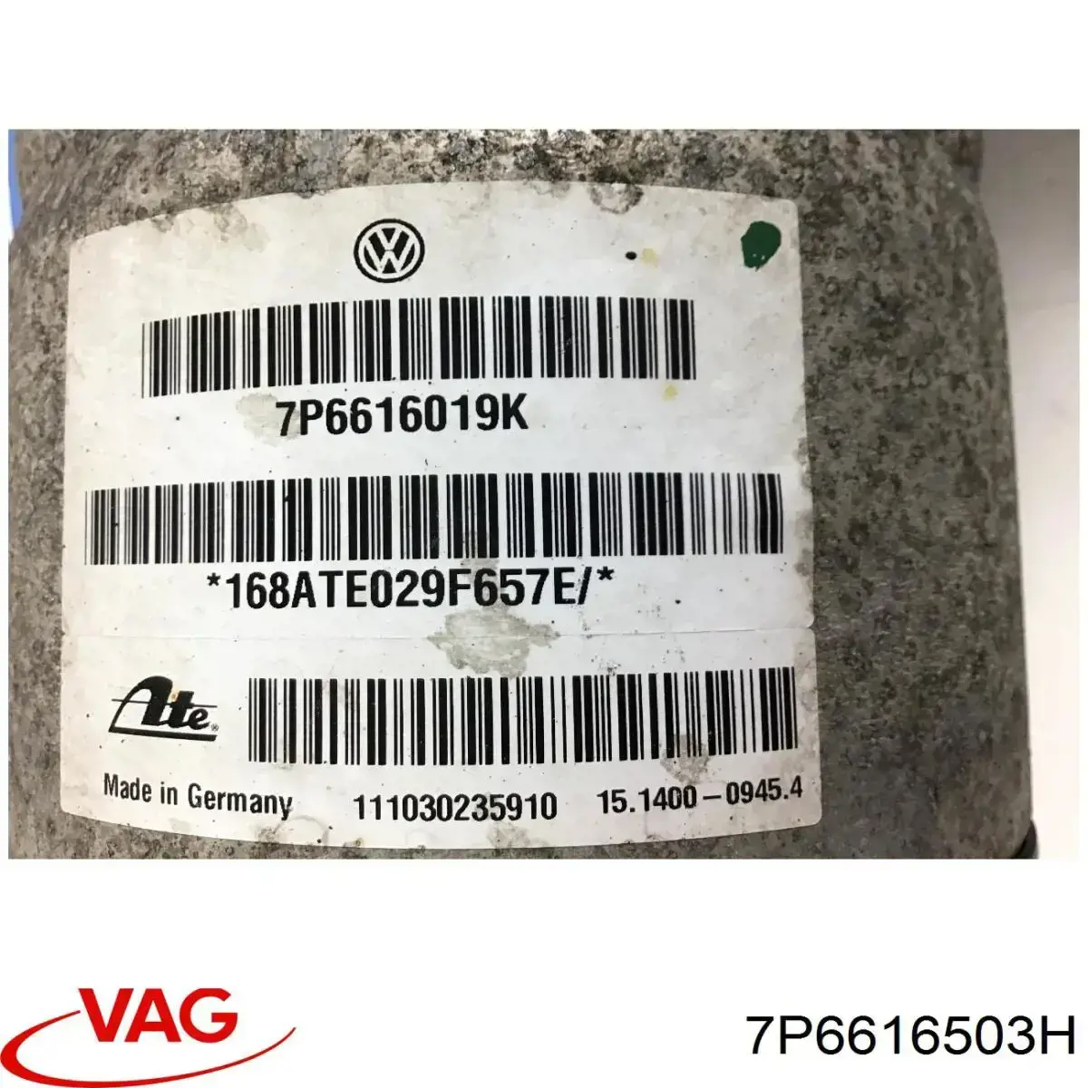 Coxim pneumático (suspensão de lâminas pneumática) do eixo traseiro Magneti Marelli 350052100002 preço, a partir de 432,33 USD