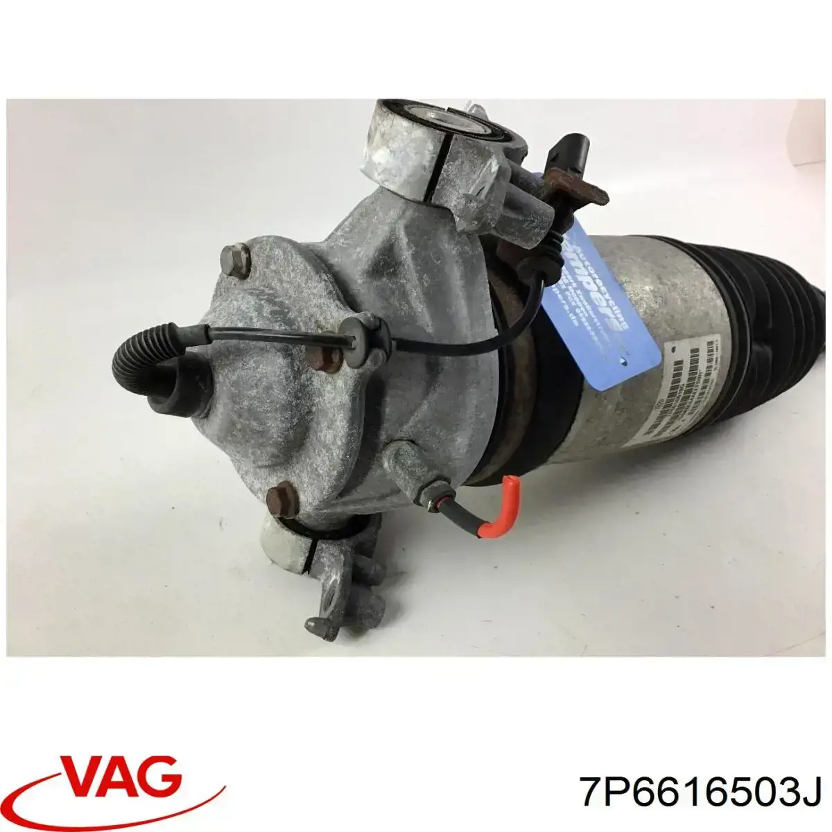 Coxim pneumático (suspensão de lâminas pneumática) do eixo traseiro VAG 7P6616503J preço, a partir de 431,59 USD
