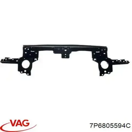 Compre 7P6805594C VAG Suporte do radiador montado (painel de montagem de fixação das luzes)