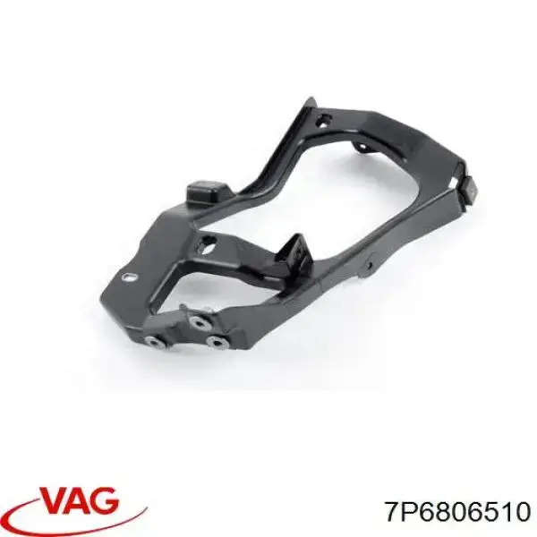 7P6806510 VAG Consola (adaptador) de fixação da luz dianteira direita