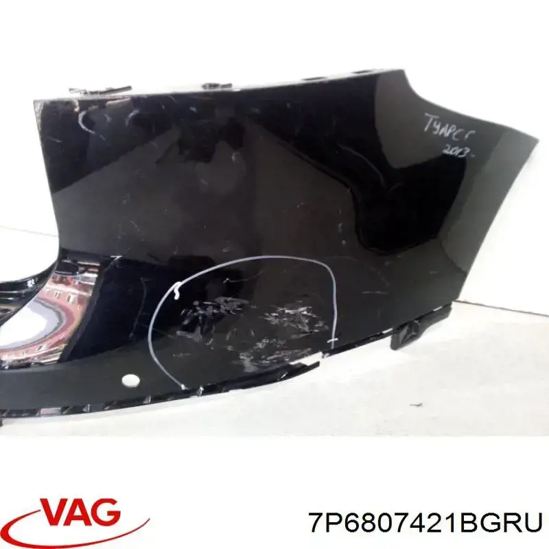 Compre 7P6807421GRU VAG Pára-choque traseiro