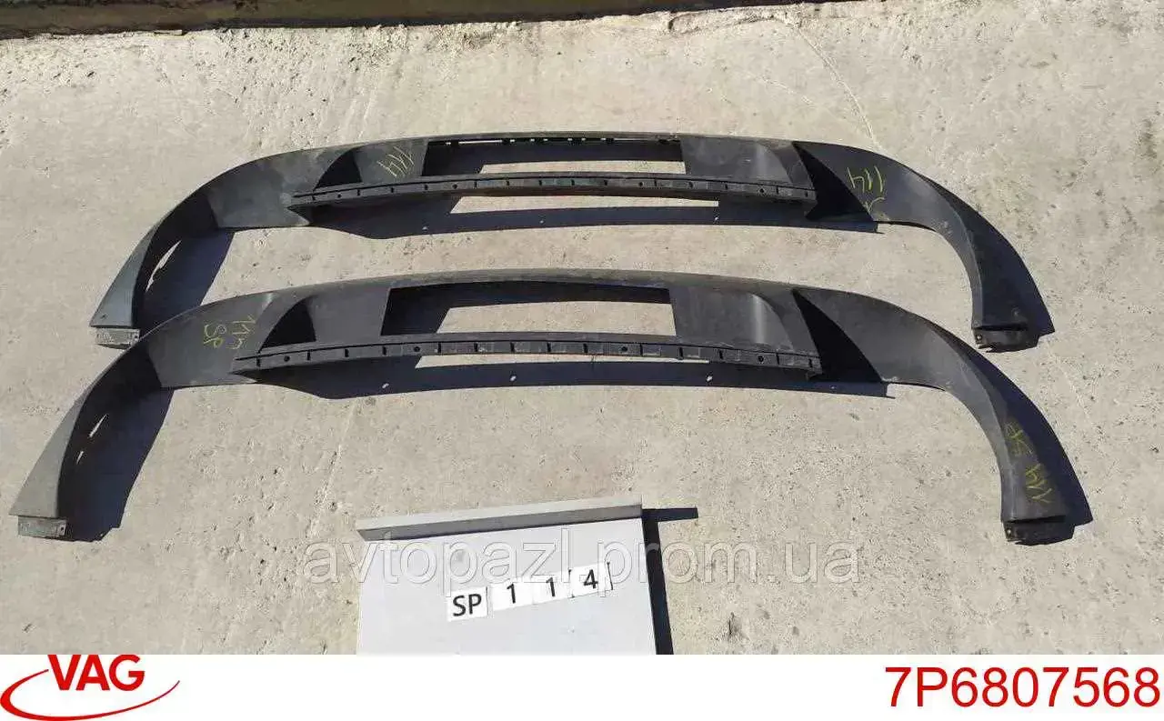 Spoiler do pára-choque traseiro VAG 7P6807568 preço, a partir de 124,27 USD