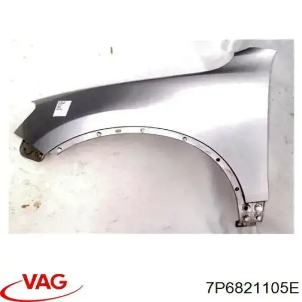 Pára-lama dianteiro esquerdo VAG 7P6821105E preço, a partir de 202,64 USD
