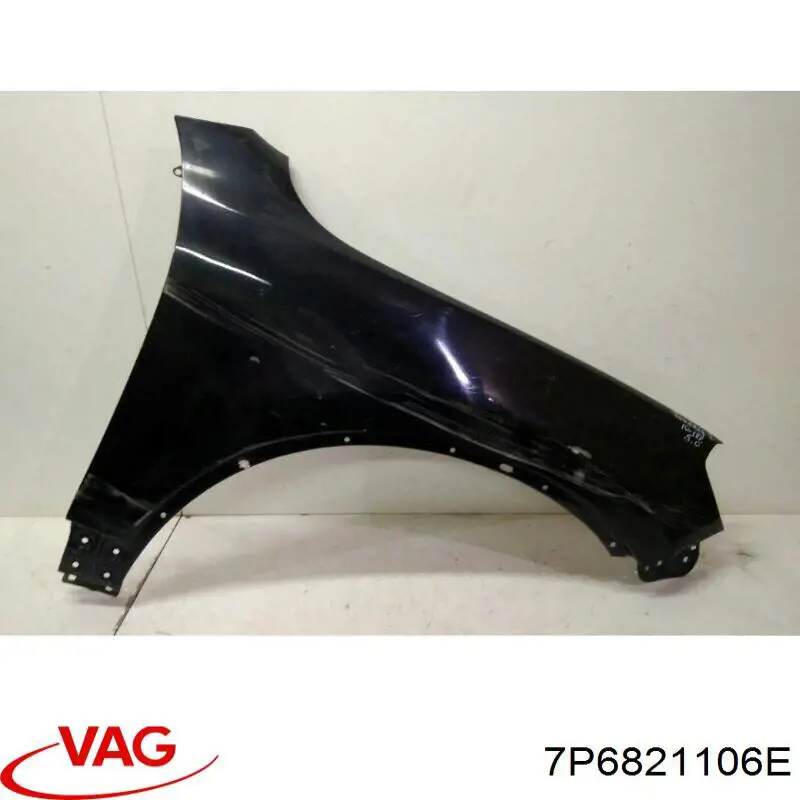 Pára-lama dianteiro direito VAG 7P6821106E preço, a partir de 185,00 USD