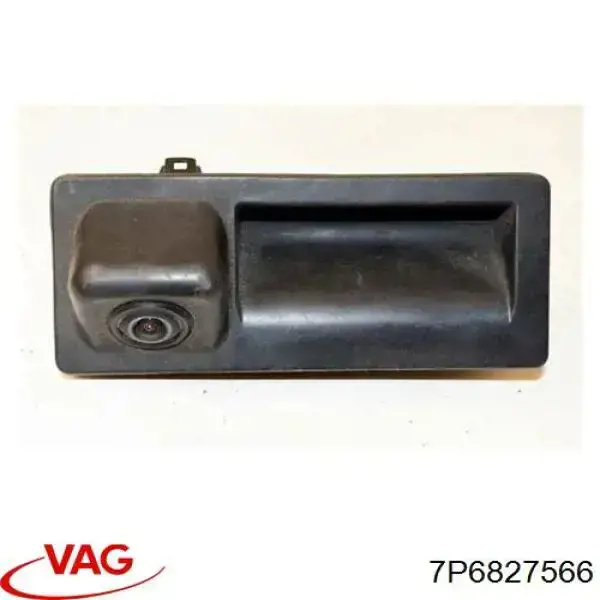 7P6827566 VAG Puxador externo de tampa de porta-malas (de 3ª/5ª porta traseira)
