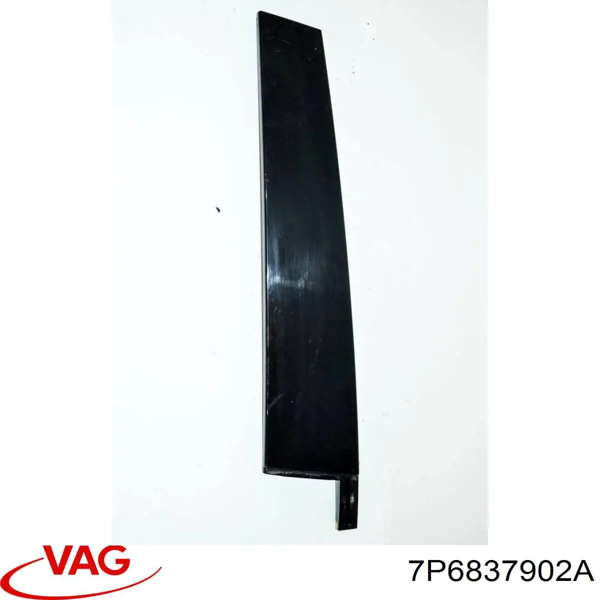 7P6837902B VAG Placa sobreposta vertical da porta dianteira direita