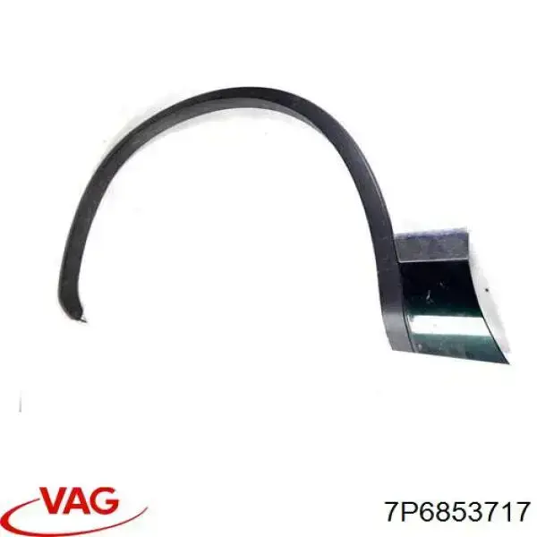 Expansor (placa sobreposta) de arco do pára-lama dianteiro esquerdo VAG 7P6853717G preço, a partir de 103,98 USD