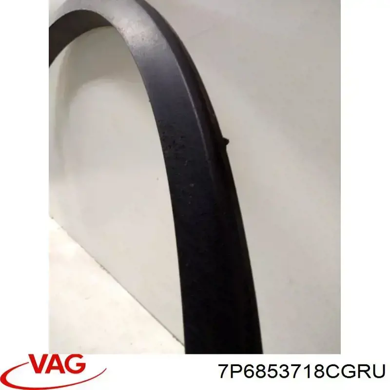 Expansor (placa sobreposta) de arco do pára-lama dianteiro direito VAG 7P6853718CGRU preço, a partir de 145,39 USD