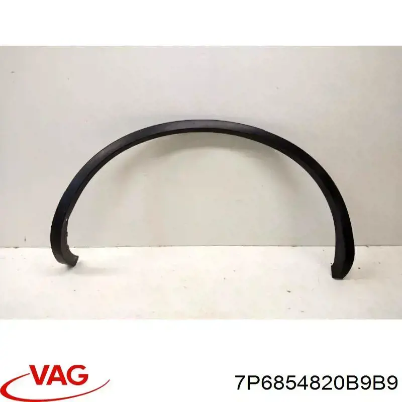 Expansor direito (placa sobreposta) de arco do pára-lama traseiro VAG 7P6854820B9B9 preço, a partir de 108,65 USD